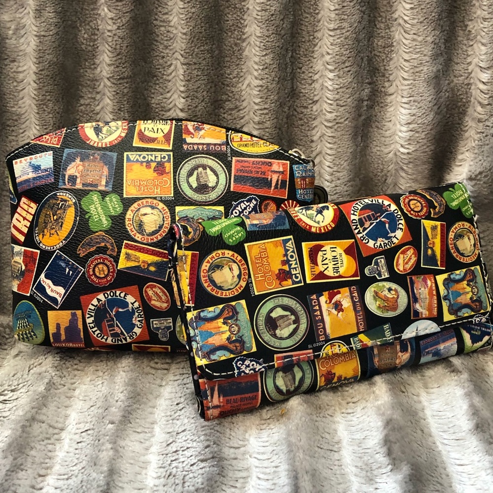 NWOT Wallet and Cosmetic Bag by Sydney Love